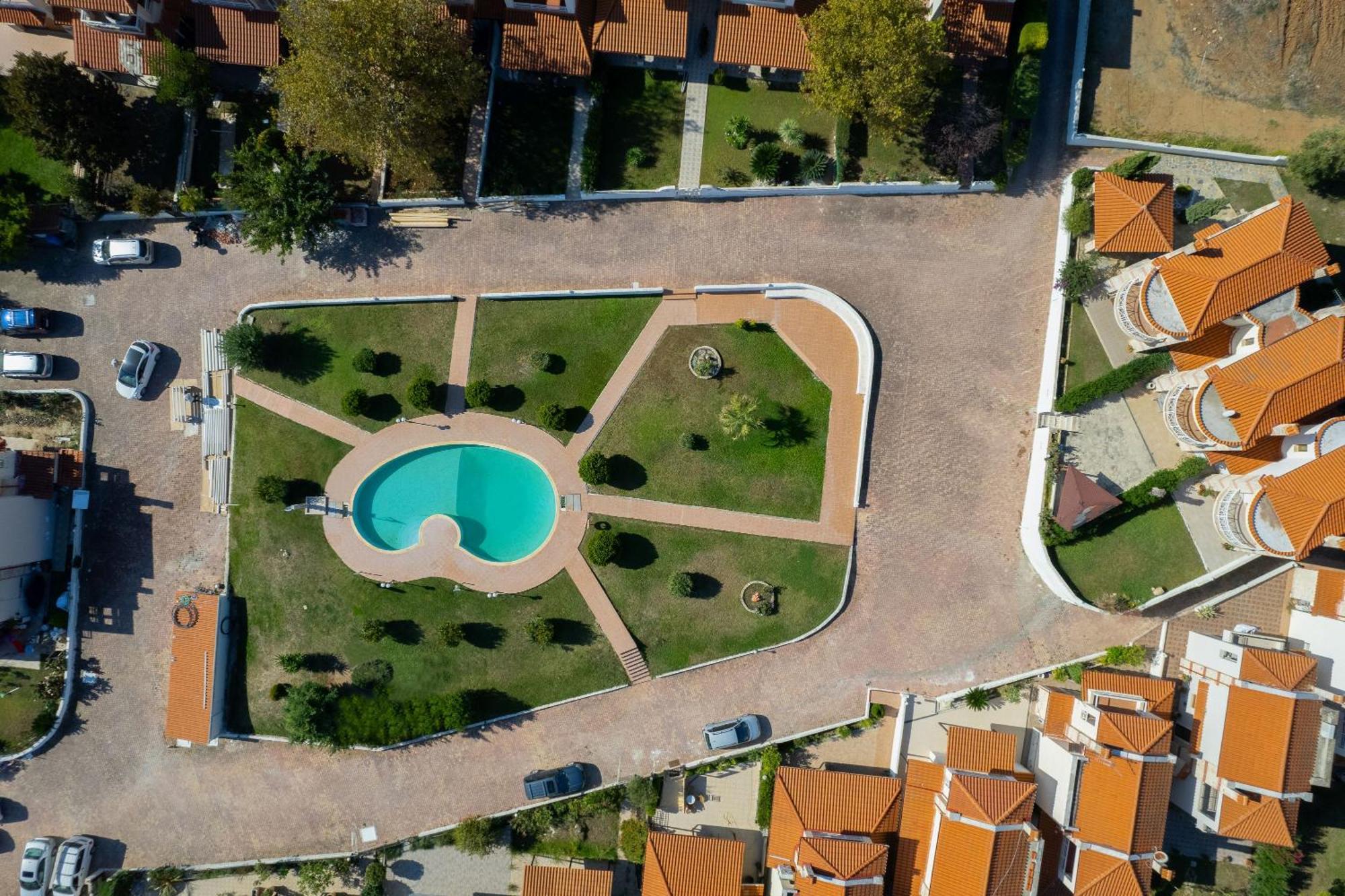 Petra Villa Afytos Buitenkant foto
