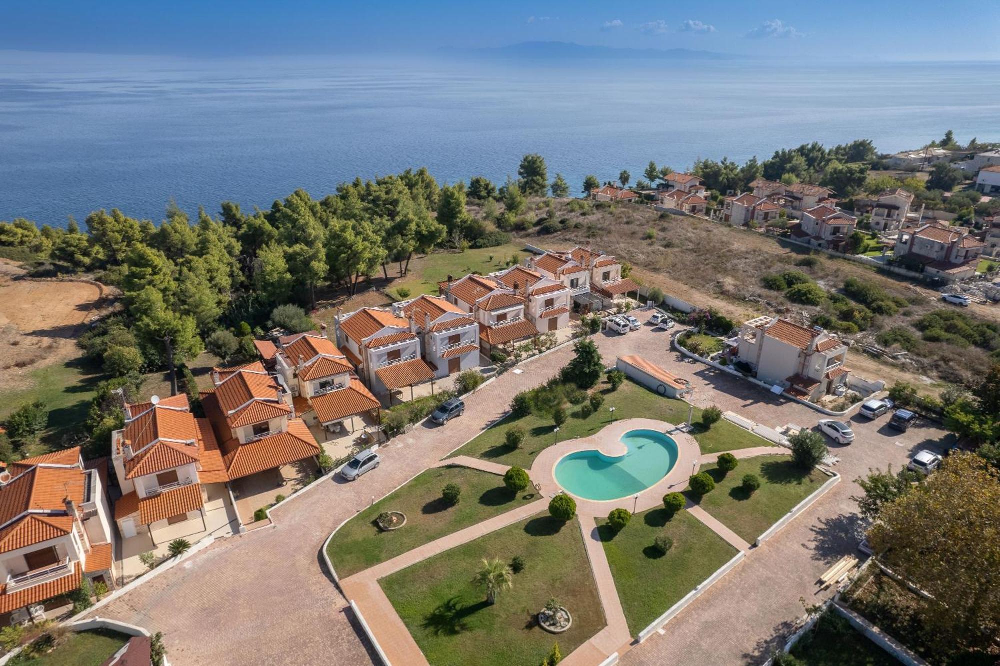 Petra Villa Afytos Buitenkant foto