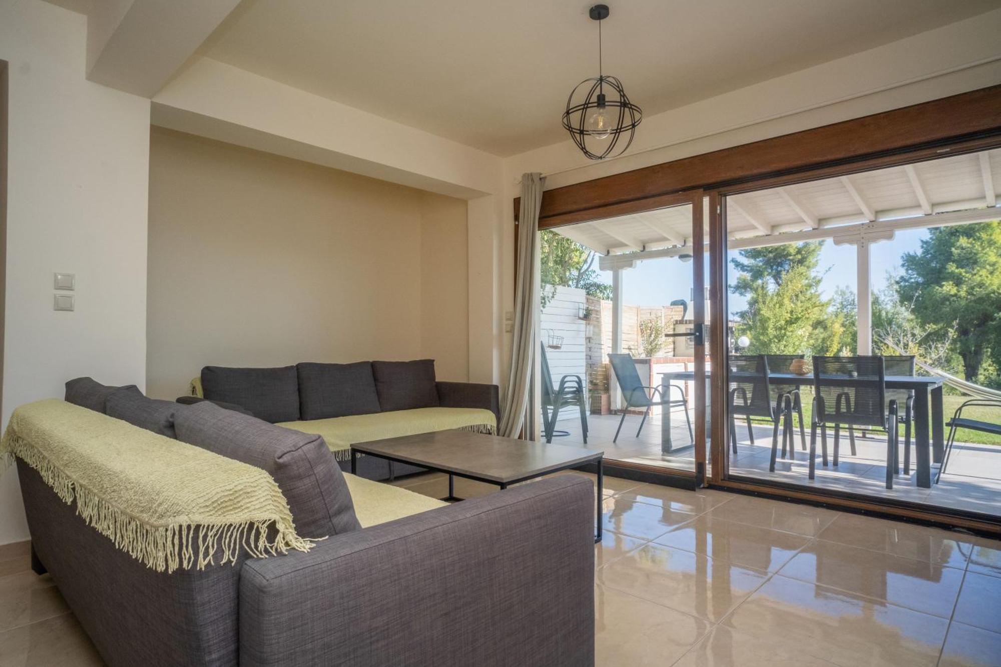 Petra Villa Afytos Buitenkant foto