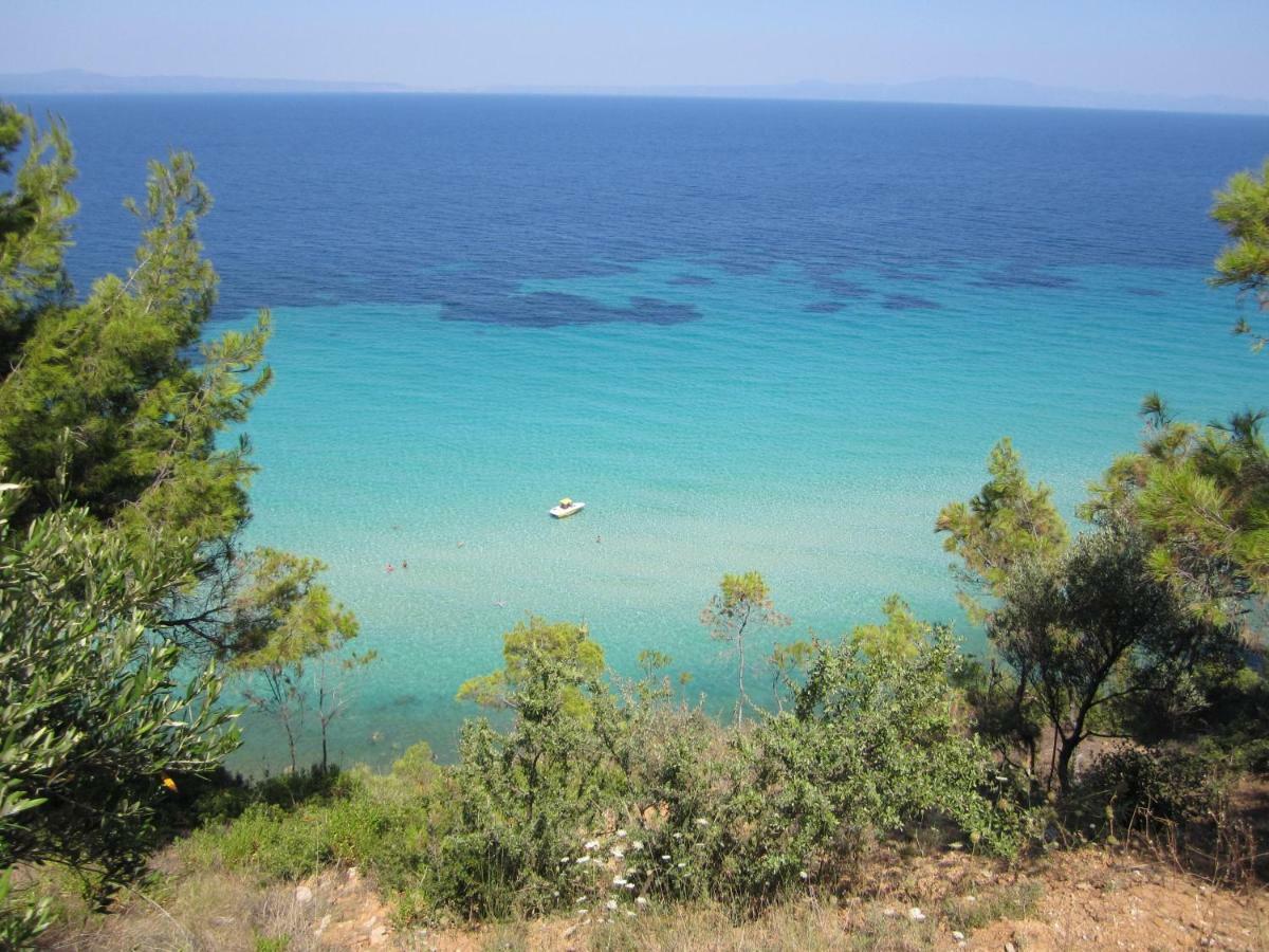 Petra Villa Afytos Buitenkant foto